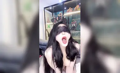 [Tiada perempuan murahan, tiada wang] Tetek besar, stoking hitam tersuai, kasut tumit tinggi, gerak kaki, melancap, memancut (19)