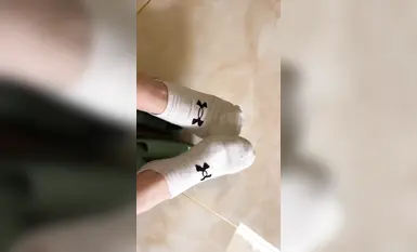 誉铭摄影学生足模裸足白袜玉足秀合集(5)