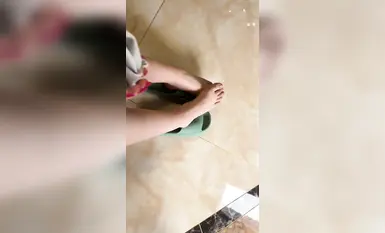 誉铭摄影学生足模裸足白袜玉足秀合集(5)
