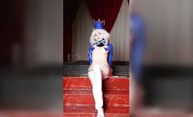 最新流出，Onlyfans百變女神，露臉福利姬【yuumeilyn】收費作品，COS芙寧娜，露臉性愛內射，太誘人了 (1)