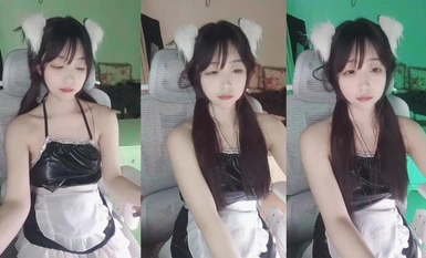 [Tunay na mukha ng schoolgirl] Na-customize ng mga mayayaman, puro dancing school beauty [Lolita lamb] welfare ②, naked dance seduction, vibrator props masturbation (5)