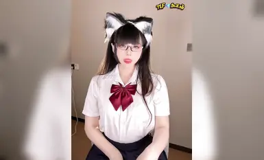 【cos 自慰 制服 黑絲..】純欲貓耳