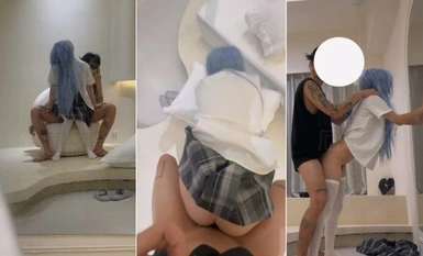 專操極品嫩妹大神『dogking』約炮合法嫩妹，奶油肌膚純欲系美少女，清純靚麗的外表下有一顆淫盪的心 [下] (4)