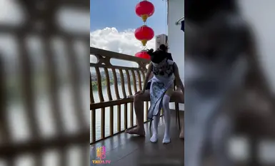 Cặp đôi mũ xanh lỗ hồng đẹp nhất "Băng cá nhân" "Ông Thái Nhị" trả tiền tài nguyên, [Sugar Heart VLOG] Sườn xám bên bờ sông bị rò rỉ tập luyện và sex gần như đã bị xem