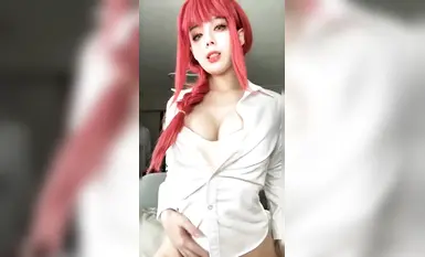 จิ่วหยาน คอส มาชิมะ ขี่ช่วยตัวเอง