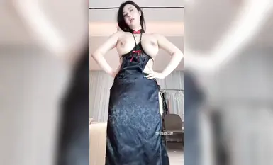 巨乳颜值女神反差骚荡至极，直播裸舞身姿妙曼，道具速插骚穴，淫语连天(7)