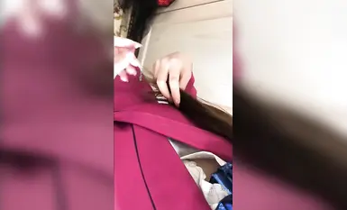 Chloe霏霏南航空姐Wolford肤色