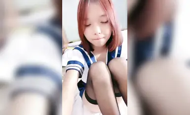 高顏值粉穴，陰毛稀疏年輕漂亮的反差女大，被無套爆操，叫聲淫盪 (7)